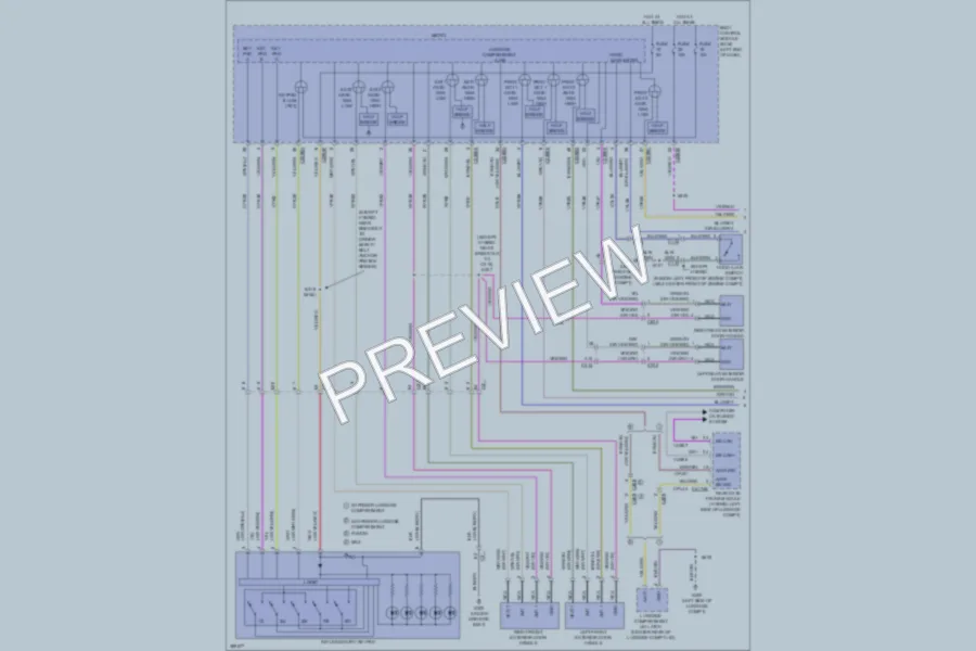 2013 Ford Fusion Power Door Locks wiring diagram preview