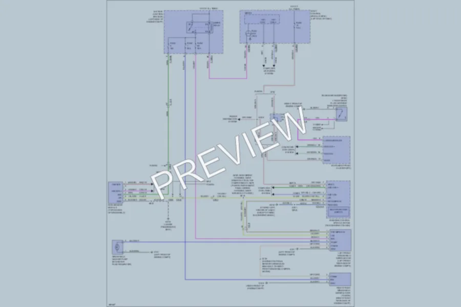 2013 Ford Fusion Wiper Washer wiring diagram preview