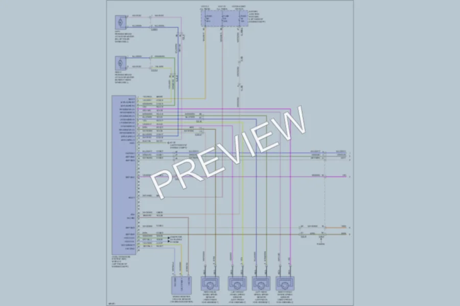 2013 Ford FusionEnergi Anti Lock Brakes wiring diagram preview