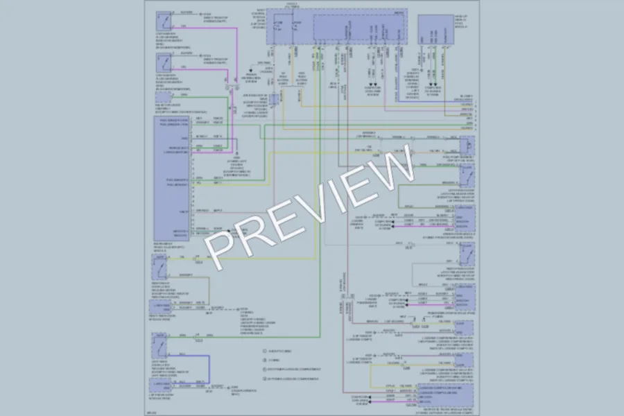 2013 Ford FusionEnergi Instrument Cluster wiring diagram preview