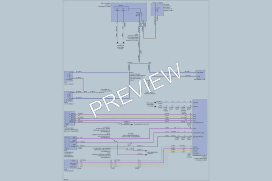 2013 Ford FusionHybrid Exterior Lights wiring diagram preview