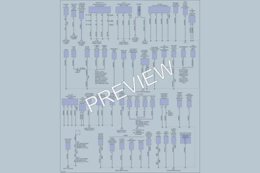 2013 Ford FusionHybrid Ground Distribution wiring diagram preview