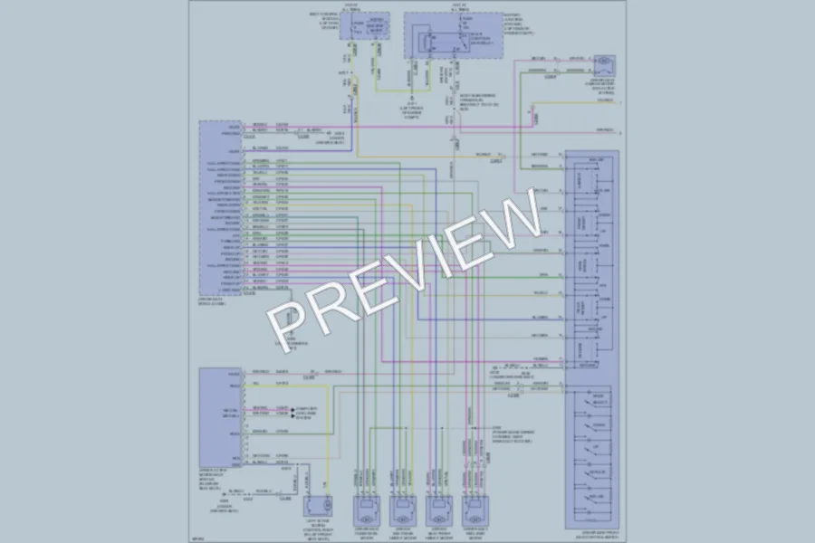 2013 Ford FusionHybrid Memory Systems wiring diagram preview