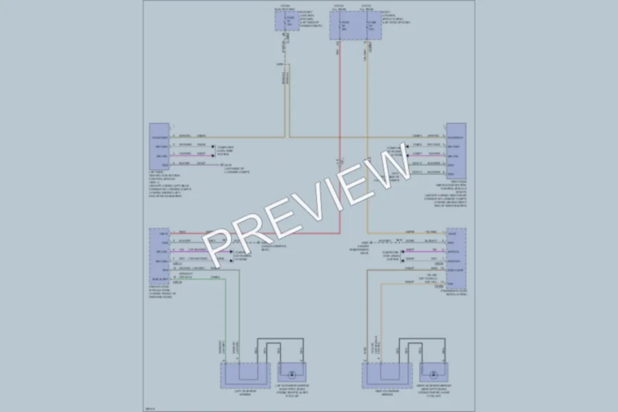 2013 Ford FusionHybrid Navigation wiring diagram preview