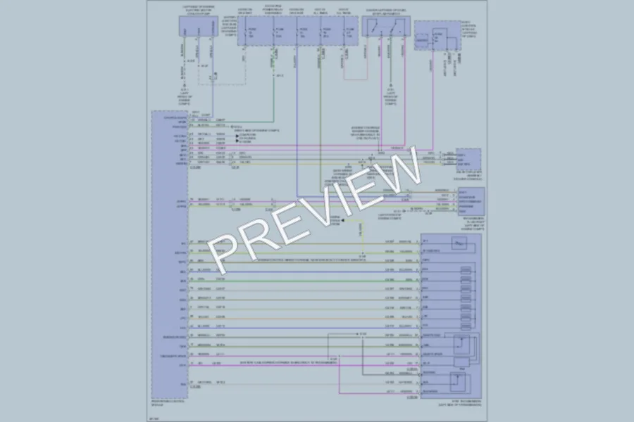 2013 Ford FusionHybrid Transmission wiring diagram preview