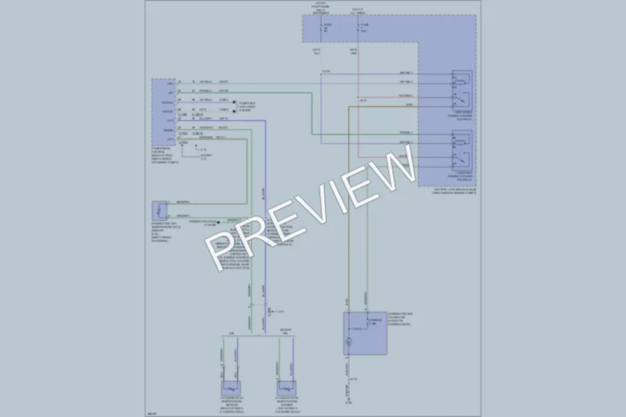 2013 Ford Mustang Cooling Fan wiring diagram preview