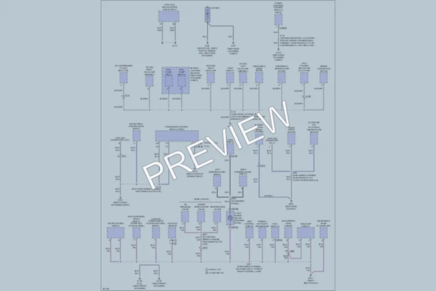 2013 Ford Mustang Ground Distribution wiring diagram preview
