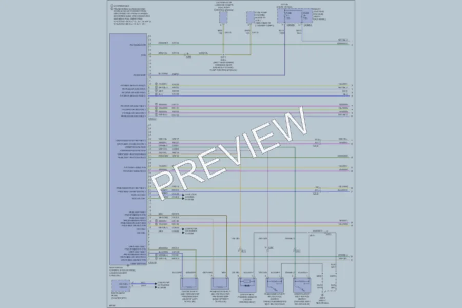 2013 Ford Mustang Supplemental Restraints wiring diagram preview