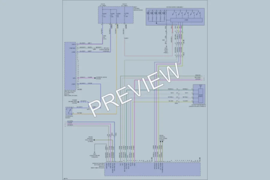 2013 Ford Taurus Anti Theft wiring diagram preview