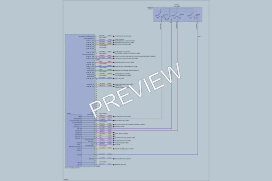 2013 Ford Taurus Body Control Modules wiring diagram preview