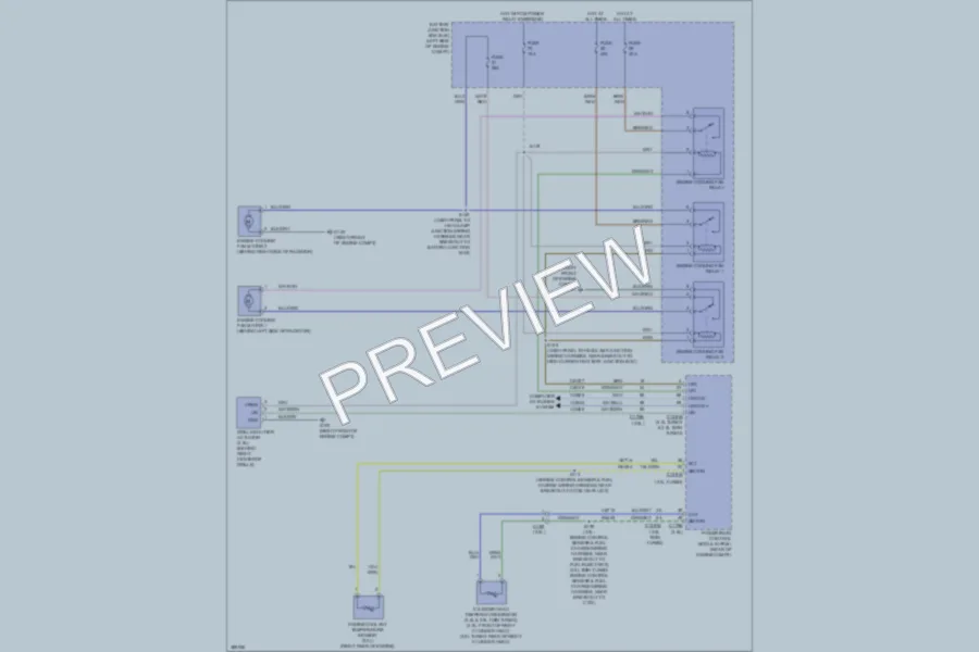 2013 Ford Taurus Cooling Fan wiring diagram preview