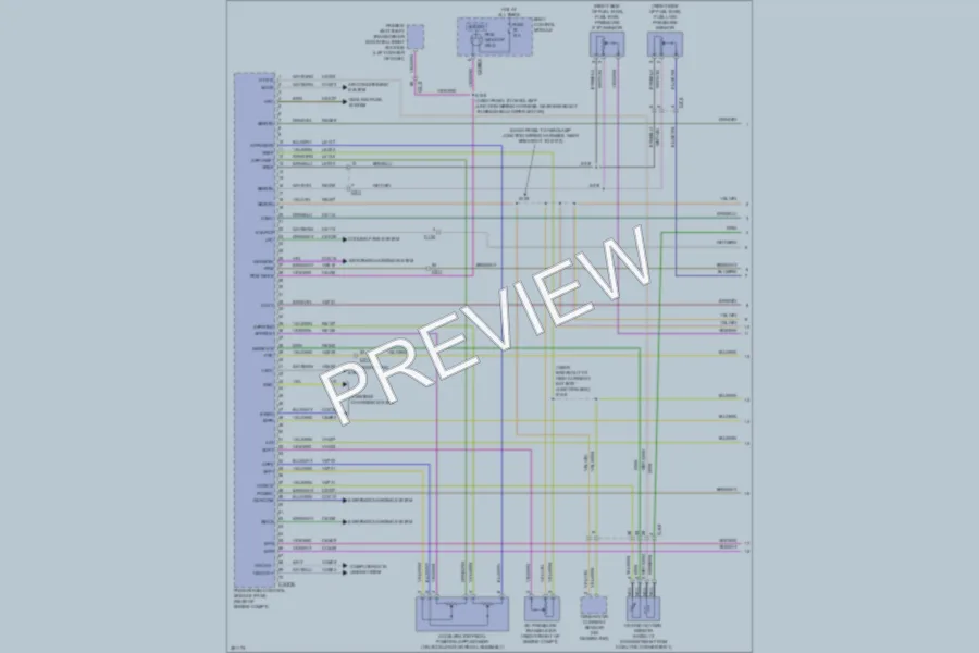 2013 Ford Taurus Engine Performance wiring diagram preview