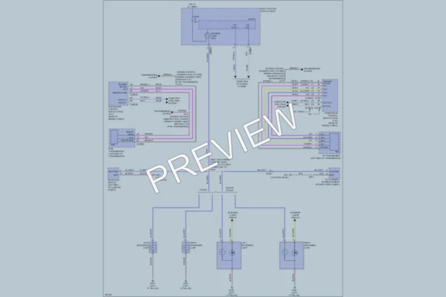 2013 Ford Taurus Exterior Lights wiring diagram preview
