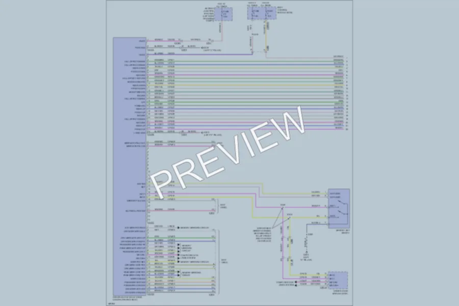 2013 Ford Taurus Memory Systems wiring diagram preview