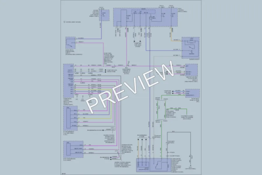 2013 Ford Taurus Shift Interlock wiring diagram preview