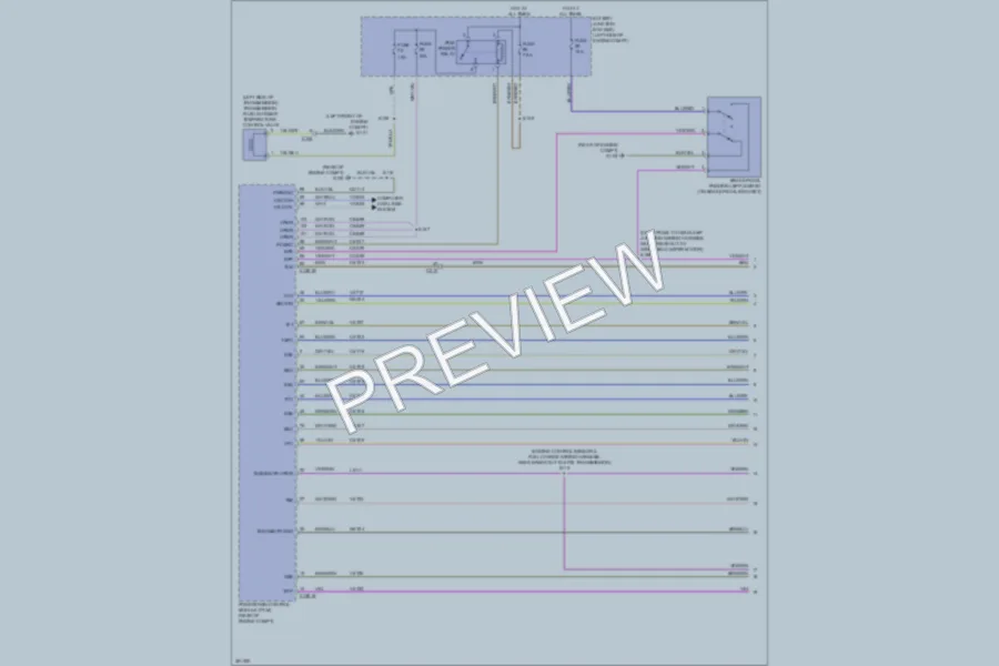 2013 Ford Taurus Transmission wiring diagram preview