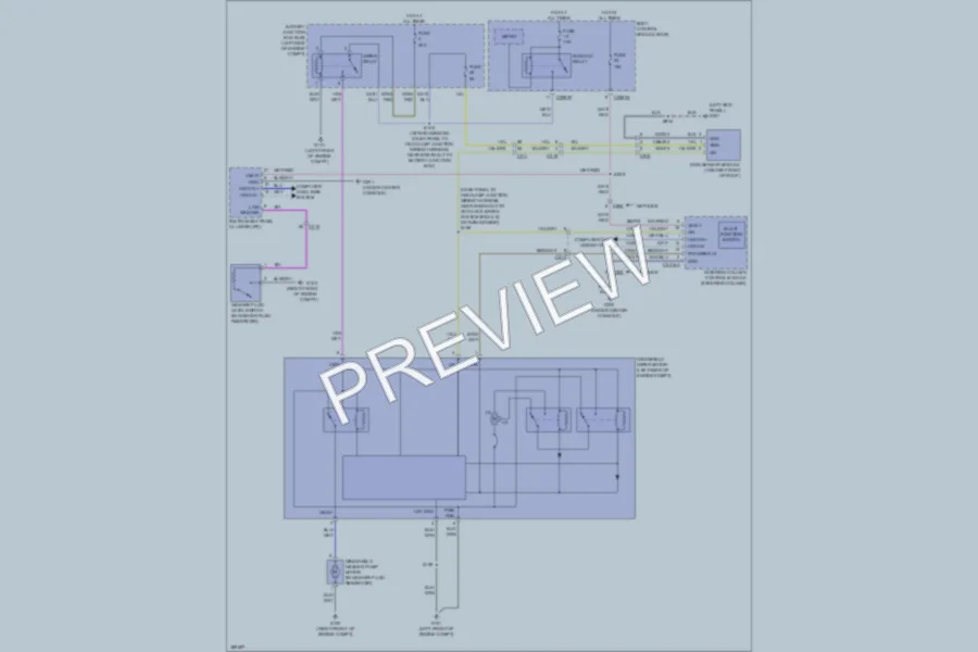 2013 Ford Taurus Wiper Washer wiring diagram preview