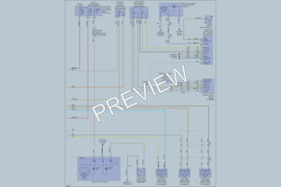 2013 GMC Acadia Anti Lock Brakes wiring diagram preview