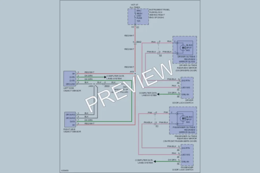 2013 GMC Acadia Navigation wiring diagram preview
