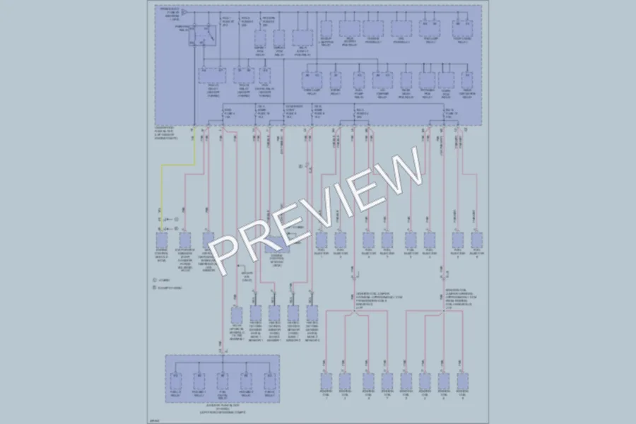 2013 GMC C1500YukonXL Power Distribution wiring diagram preview