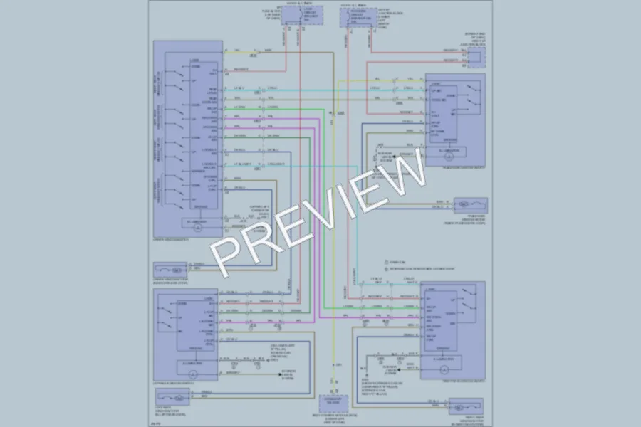 2013 GMC C2500HDPickupSierra Power Windows wiring diagram preview