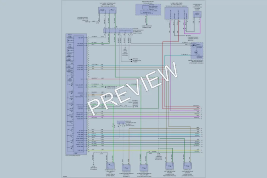 2013 GMC C3500HDPickupSierra Air Conditioning wiring diagram preview