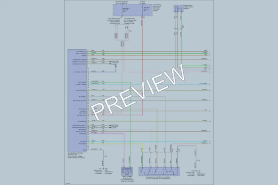 2013 GMC K1500PickupSierra Transmission wiring diagram preview