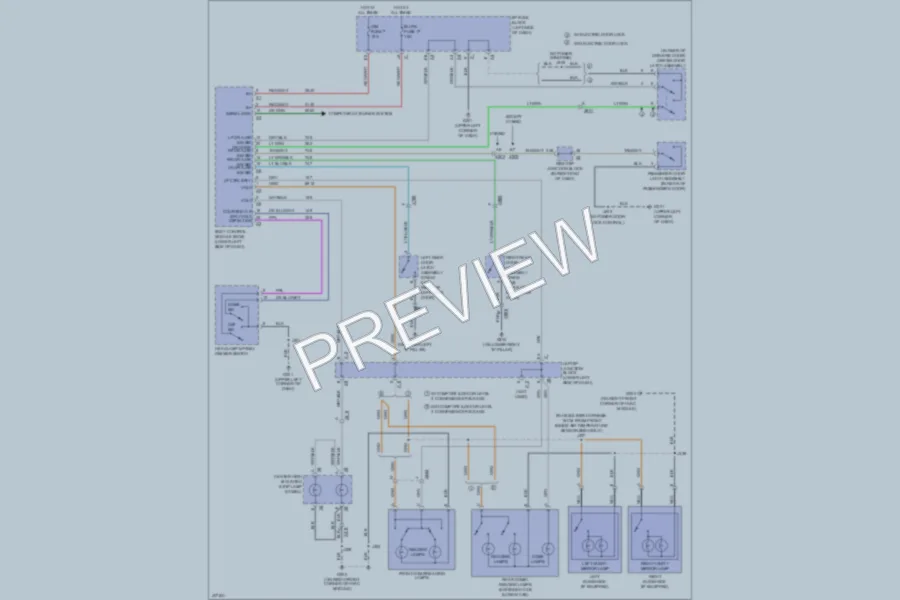 2013 GMC K2500HDPickupSierra Interior Lights wiring diagram preview