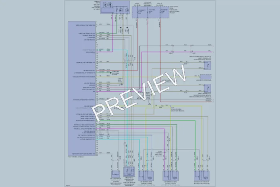 2013 GMC TerrainDenali Air Conditioning wiring diagram preview