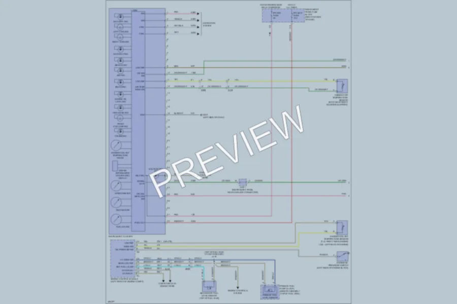 2013 GMC TerrainDenali Instrument Cluster wiring diagram preview