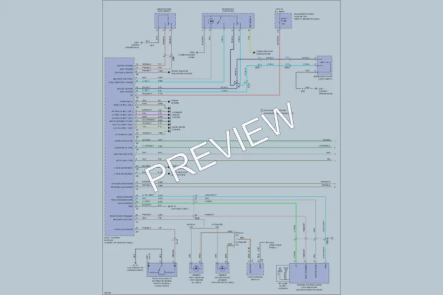 2013 GMC TerrainDenali Power Door Locks wiring diagram preview