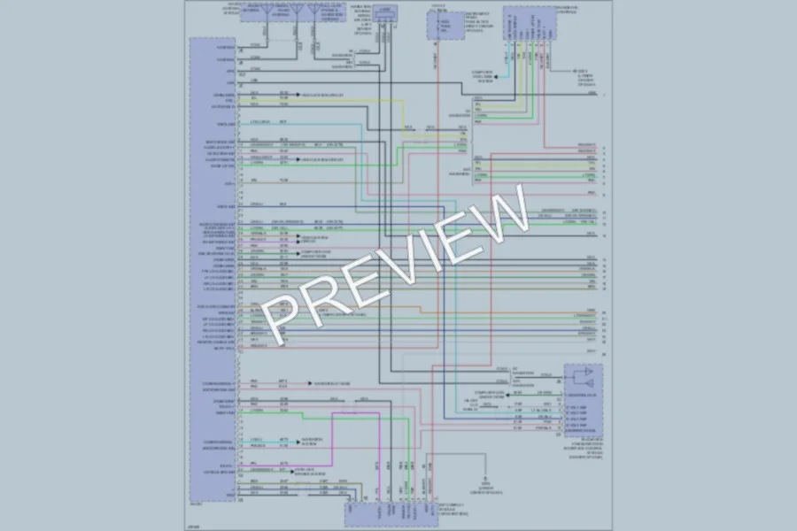2013 GMC TerrainDenali Radio wiring diagram preview