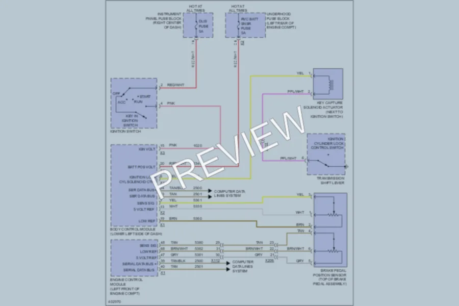 2013 GMC TerrainDenali Shift Interlock wiring diagram preview