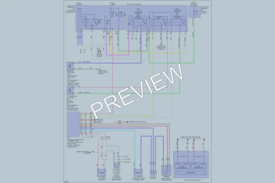 2013 Honda Accord Cooling Fan wiring diagram preview