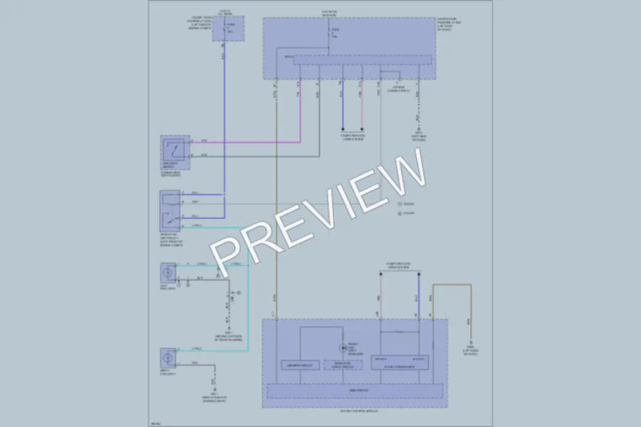 2013 Honda Accord Headlights wiring diagram preview