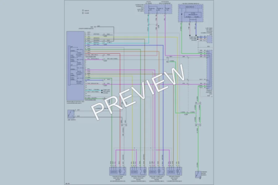 2013 Honda Accord Memory Systems wiring diagram preview