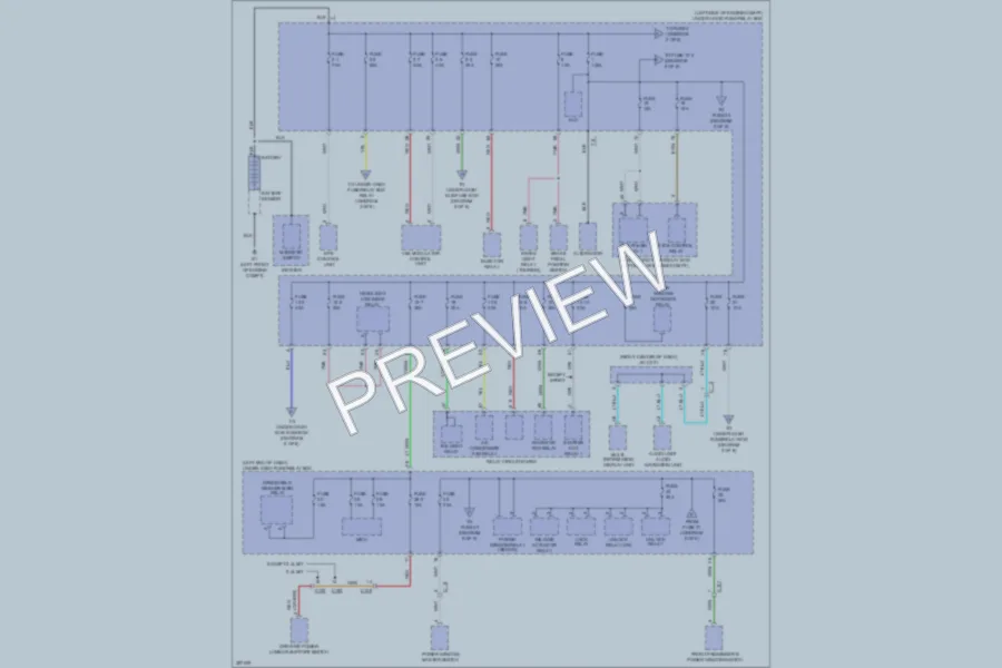 2013 Honda Accord Power Distribution wiring diagram preview