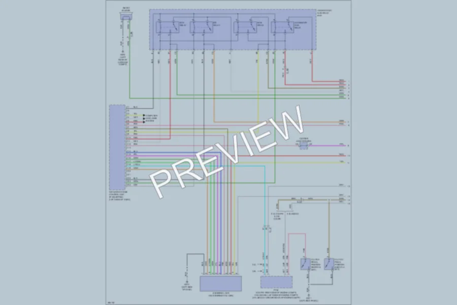 2013 Honda Accord Power Door Locks wiring diagram preview
