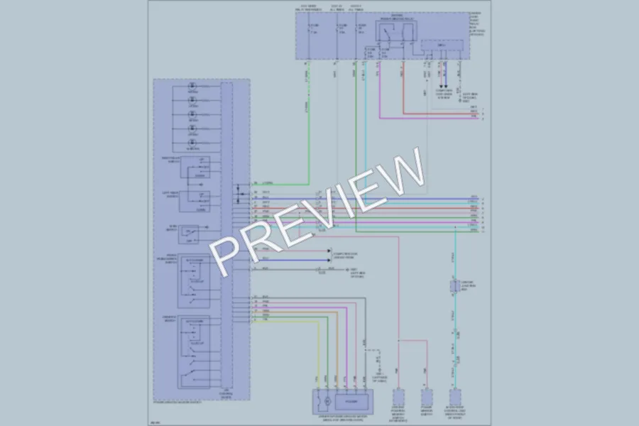 2013 Honda Accord Power Windows wiring diagram preview