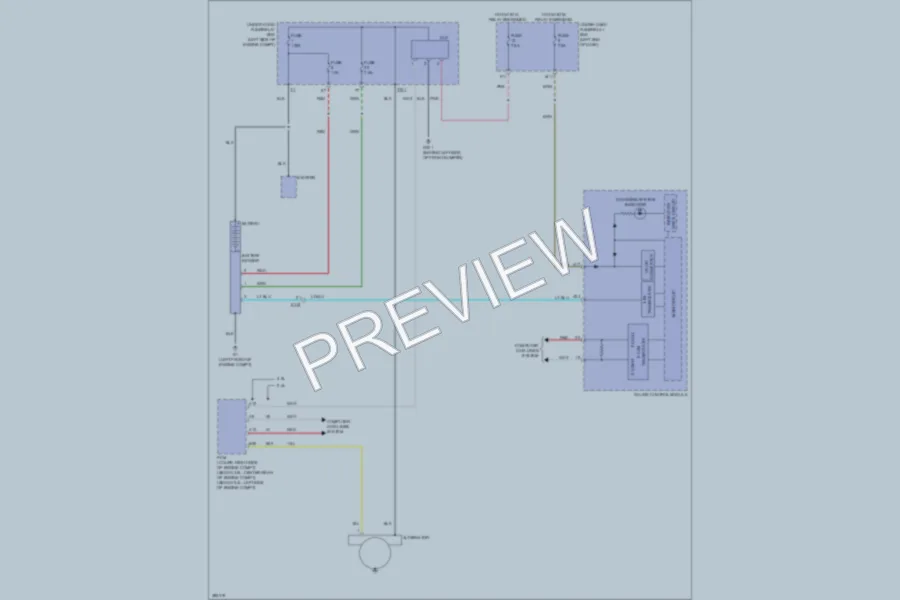 2013 Honda Accord Starting Charging wiring diagram preview