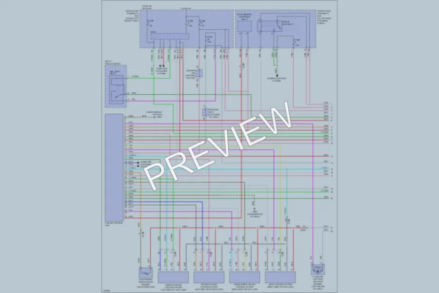 2013 Honda CRV Air Conditioning wiring diagram preview