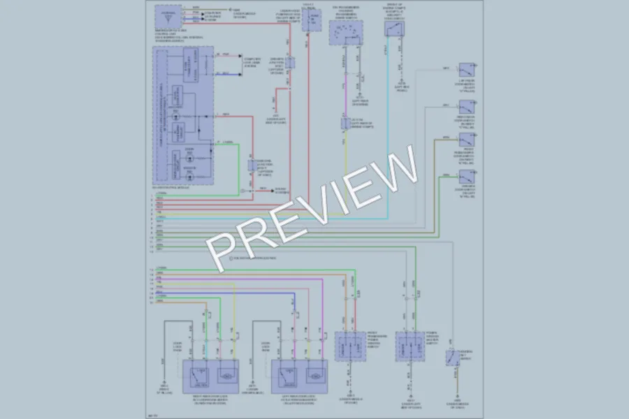 2013 Honda CRV Anti Theft wiring diagram preview