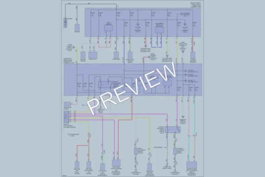2013 Honda CRV Power Distribution wiring diagram preview