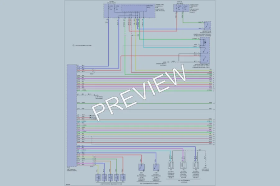 2013 Honda CRV Transmission wiring diagram preview