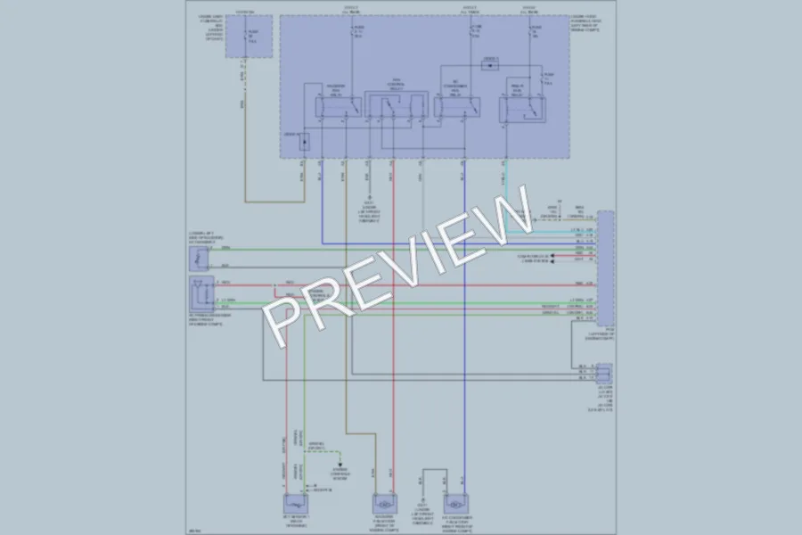 2013 Honda Civic Cooling Fan wiring diagram preview