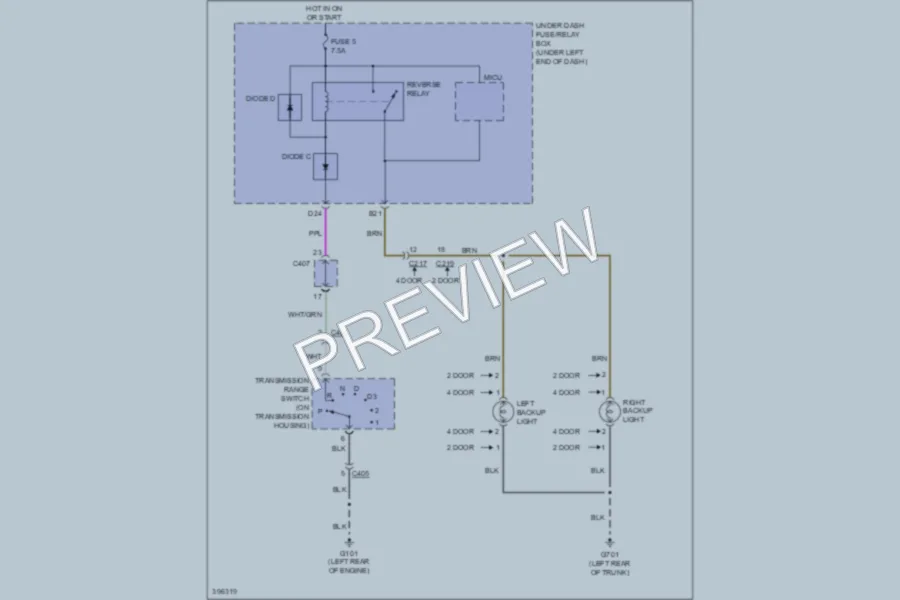 2013 Honda Civic Exterior Lights wiring diagram preview