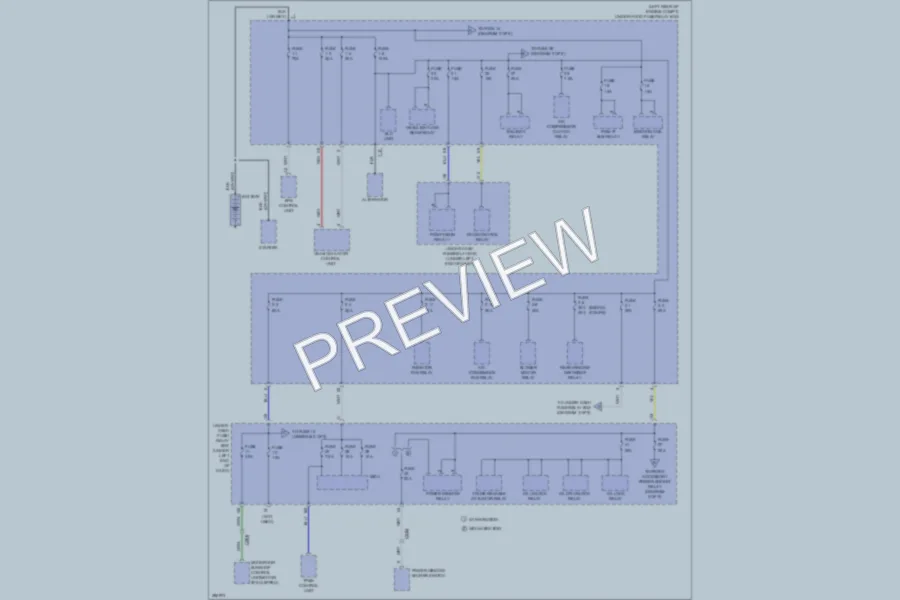 2013 Honda Civic Power Distribution wiring diagram preview
