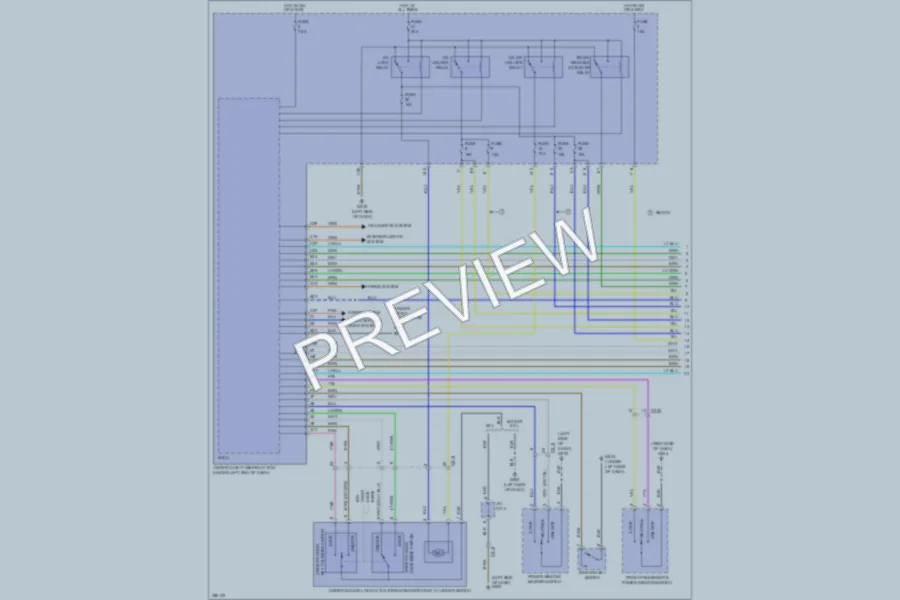 2013 Honda Civic Power Door Locks wiring diagram preview