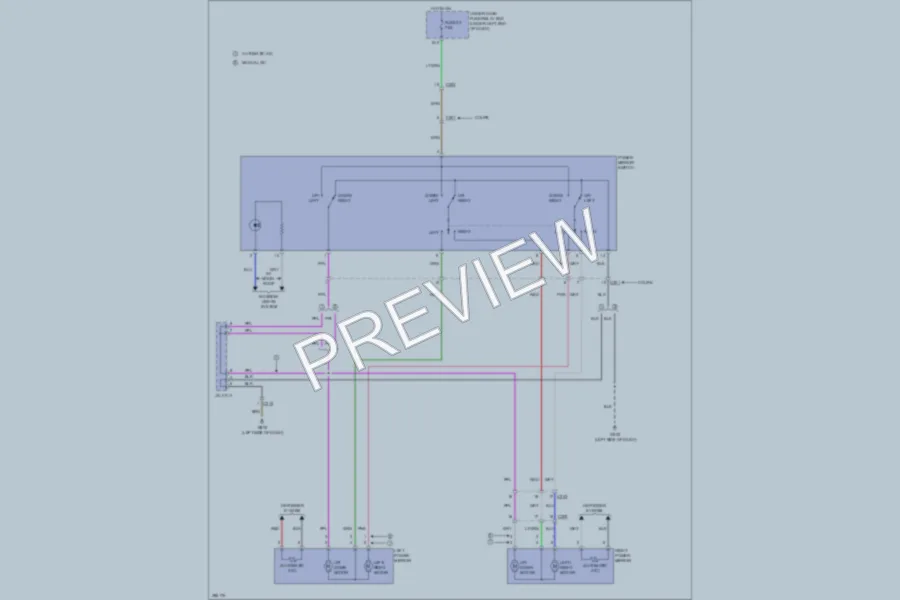 2013 Honda Civic Power Mirrors wiring diagram preview