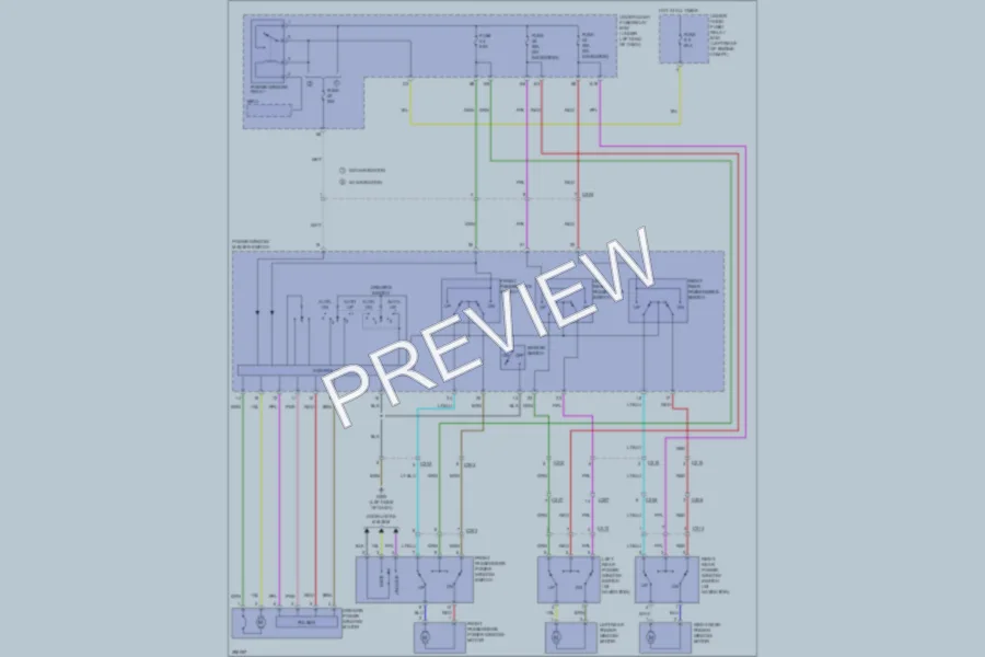 2013 Honda Civic Power Windows wiring diagram preview